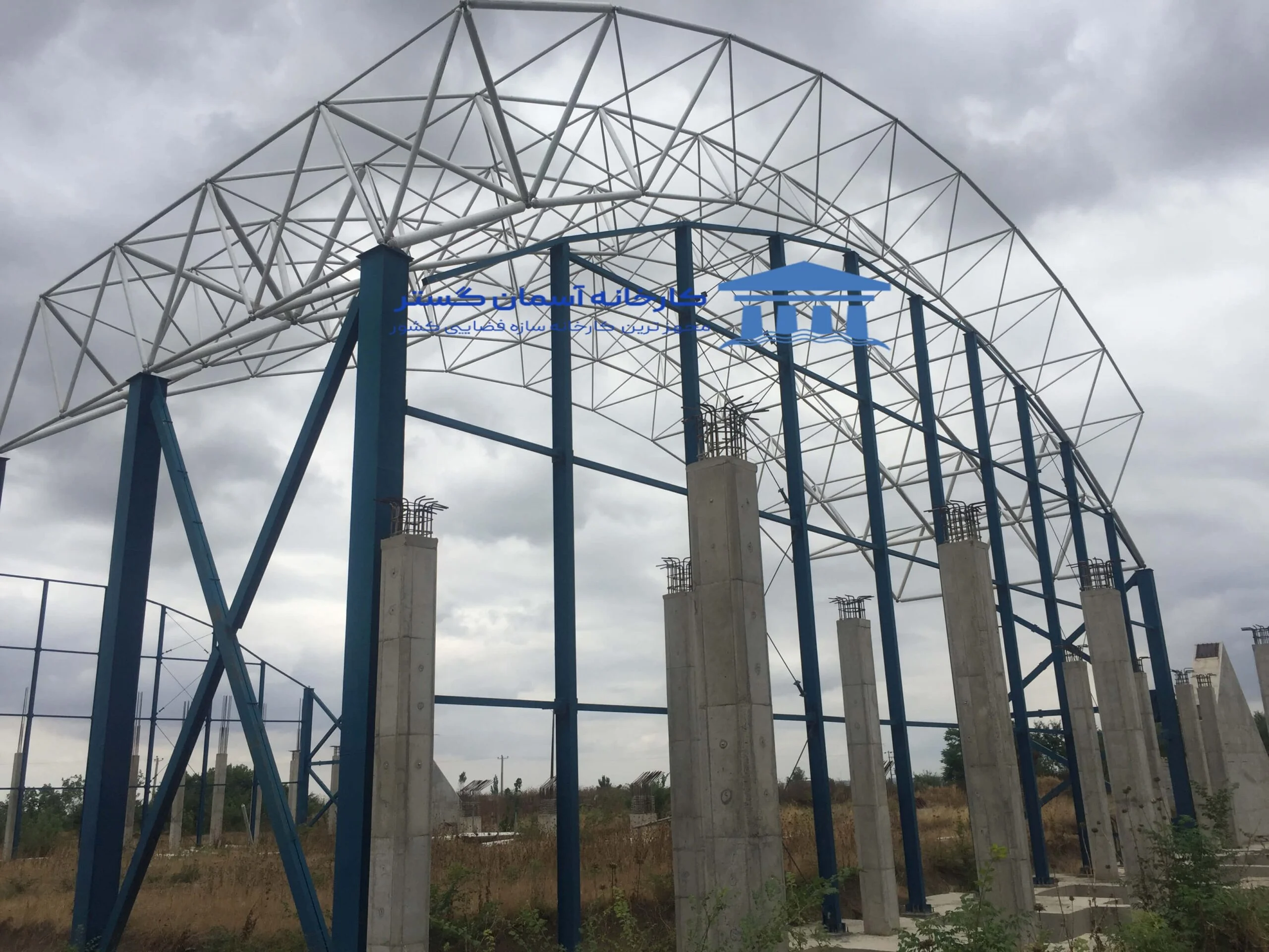 پروژه سازه فضایی ورزشگاه گرگان