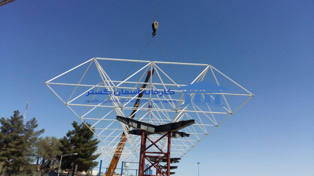 پروژه سازه فضایی ایستگاه قطار زاهدان